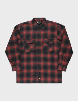 Camisa Dickies x Spitfire Flannel Red Ochre