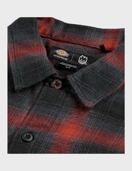 Camisa Dickies x Spitfire Flannel Red Ochre