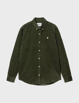 Camisa Carhartt WIP Madison Cord Dark Tarragon