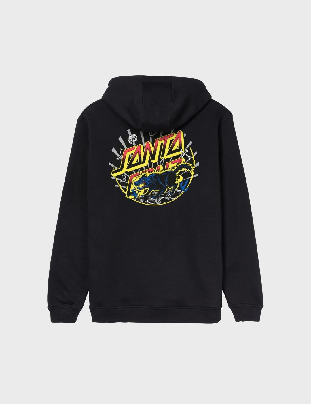 Sudadera Santa Cruz Hood Kendal Wolf Dot