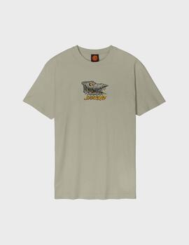 Camiseta Santa Cruz Braun Fever Dream Stone Grey