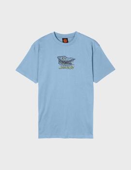 Camiseta Santa Cruz Braun Fever Dream Crystal Blue