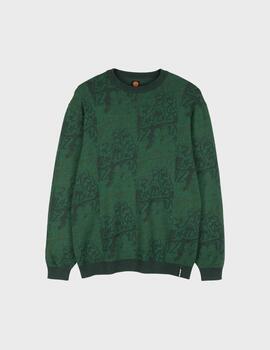 Jersey Santa Cruz Handled Knit Crew Rainforest