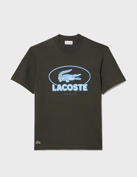 Camiseta Lacoste TH2806 00 Verde Kaki