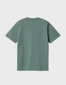 Camiseta Carhartt WIP S/S Pocket T-shirt Silver Pi