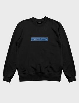 Sudadera Wasted Paris Pulse Crewneck Black