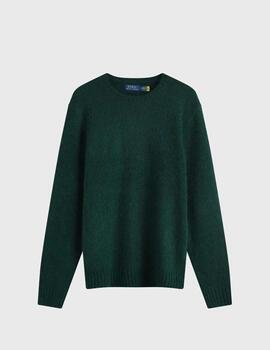 Jersey Polo Ralph Lauren M Classics Alpaca Blend Green