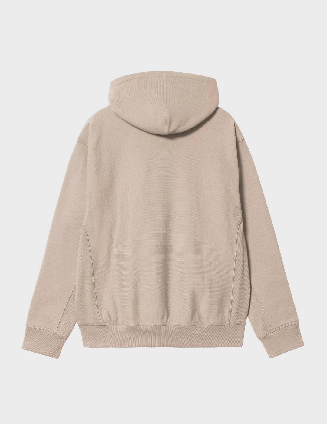 Sudadera Carhartt WIP Hooded American Script FleurDeSel