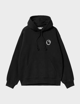 Sudadera Carhartt WIP Hooded Charm Link Black/SilverSW