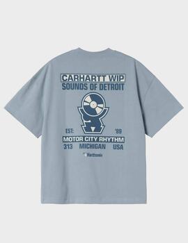 Camiseta Carhartt WIP S/S Harttronix Frosted Blue