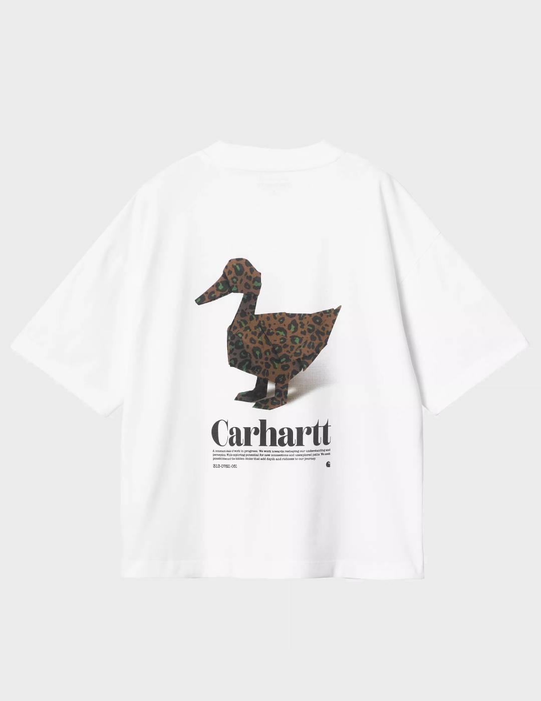 Camiseta Carhartt WIP W´S/S Fold Leo White