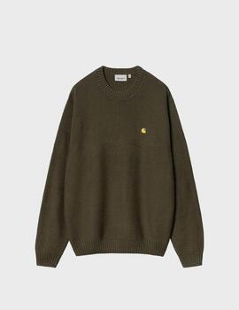 Jersey Carhartt WIP Chane Cypress/Gold