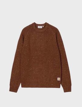 Jersey Carhartt WIP Anglistic Sweater Speckled Offroad