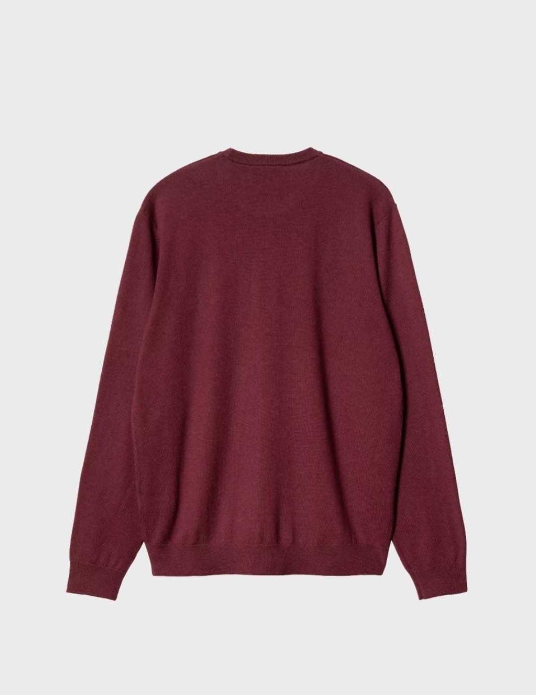 Jersey Carhartt WIP Madison Sweater Malbec