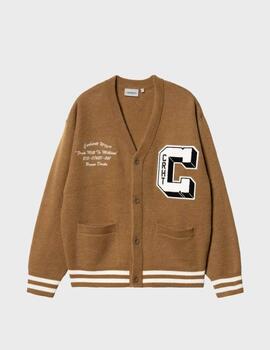 Chaqueta Carhartt WIP Brown Ducks Cardigan Hamilton Brown