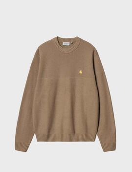 Jersey Carhartt WIP Chane Sweater Leather/Gold