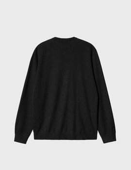 Jersey Carhartt WIP Madison Sweater Black/Wax