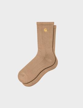 Calcetines Carhartt WIP Chase DustyHBrown/Gold