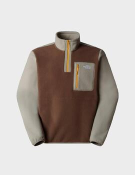 Polar The North Face M Yumiori 1/4 Zip Smokey Brown