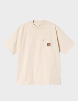 Camiseta Carhartt WIP Eldon Pocket Natural