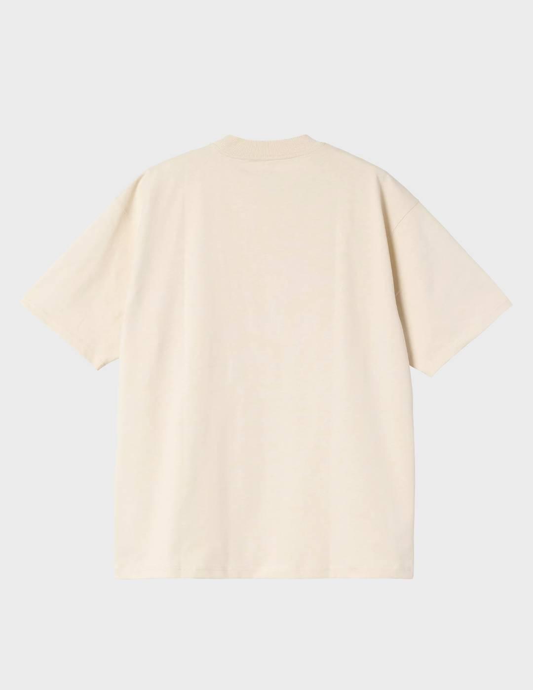 Camiseta Carhartt WIP Eldon Pocket Natural