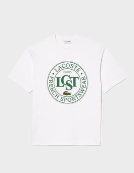 Camiseta Lacoste de Punto TH2753-00 Blanco