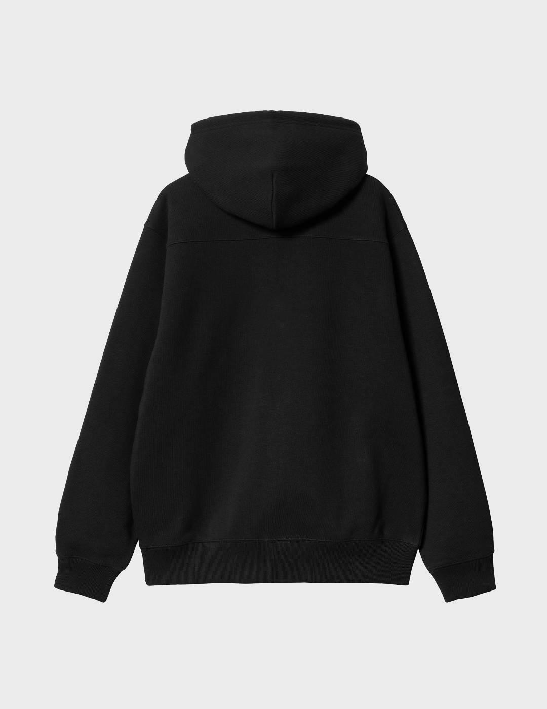 Sudadera Carhartt WIP Eldon Sweat Jacket Black