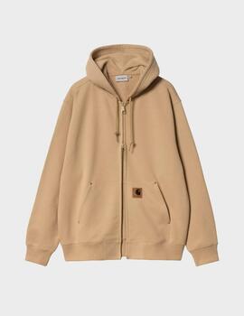 Sudadera Carhartt WIP Eldon Sweat Jacket DustyHBrown