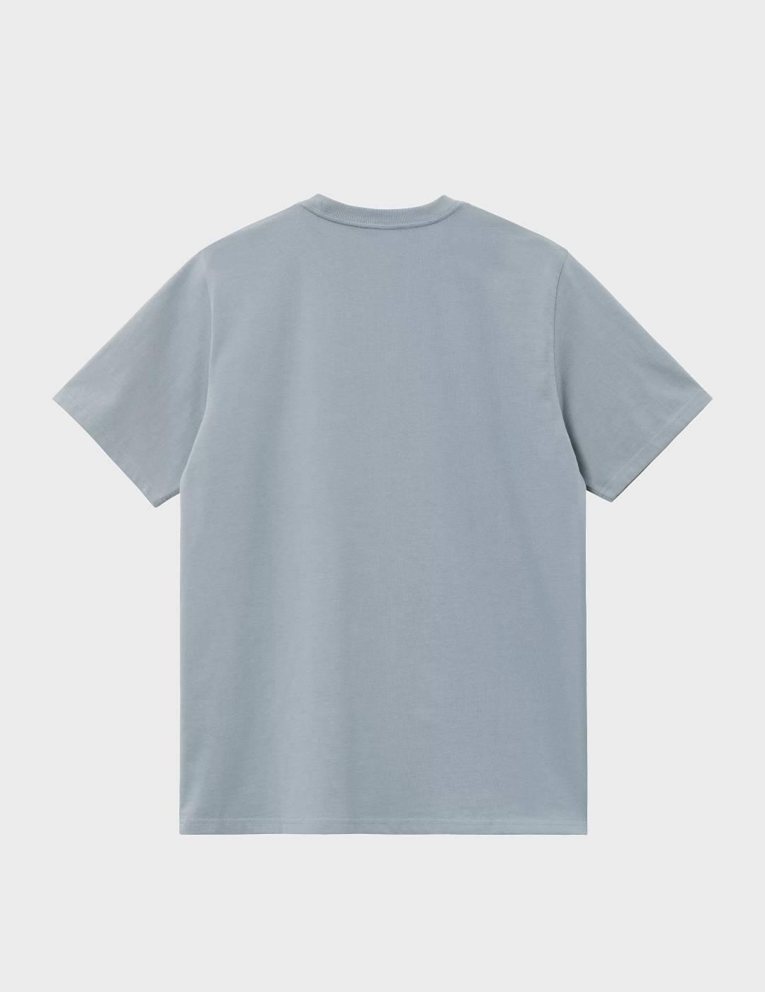 Camiseta Carhartt WIP S/S Chase Frosted Blue