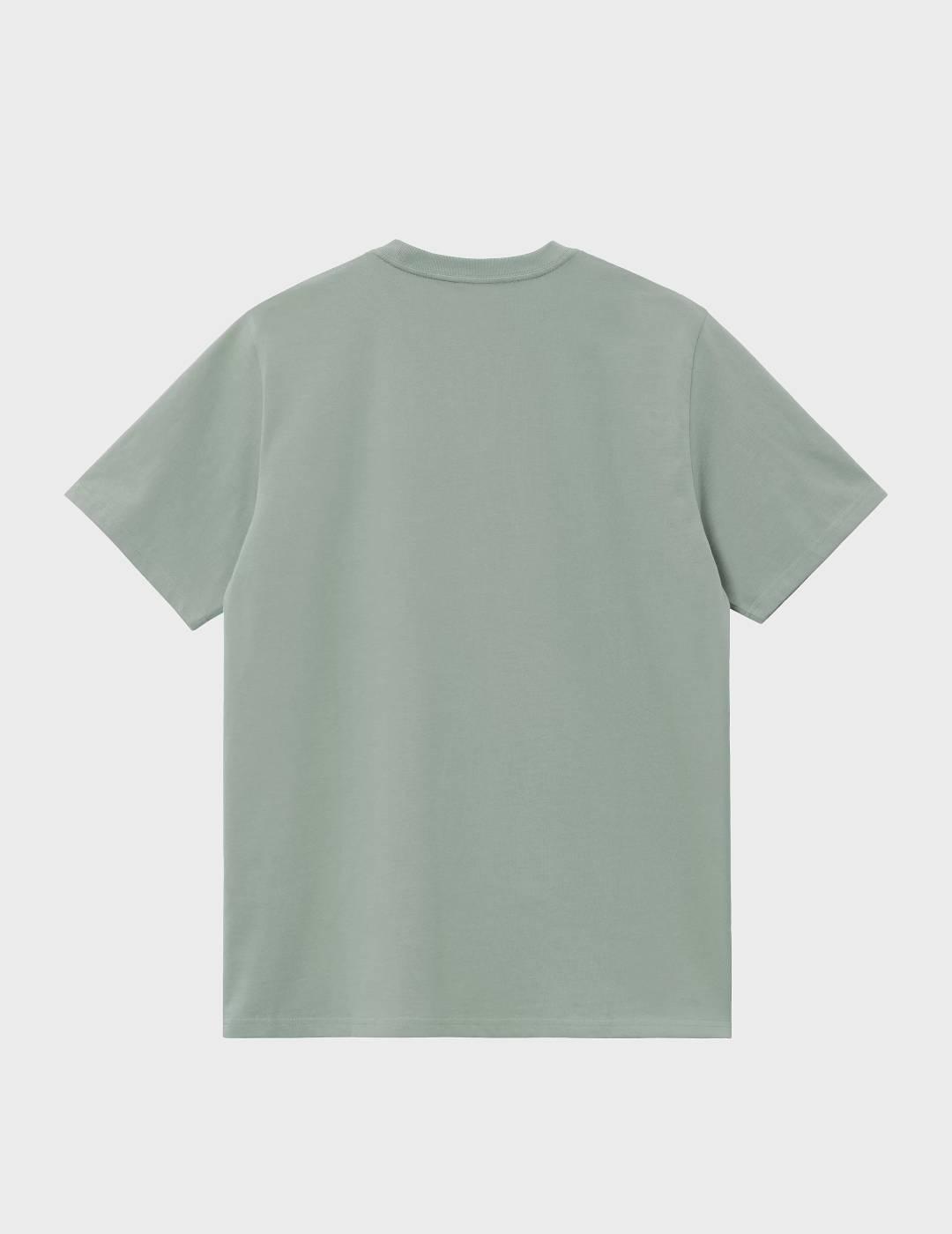 Camiseta Carhartt WIP S/s Chase Frosted Green