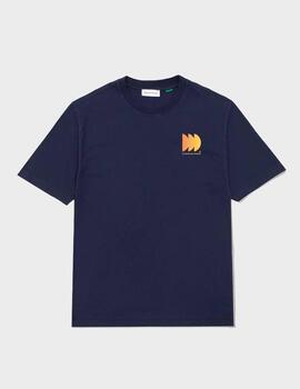 Camiseta Edmmond Studios Radio Navy Plain Navy