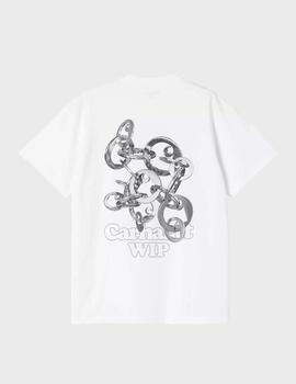 Camiseta Carhartt WIP Linked Charms White/Silver