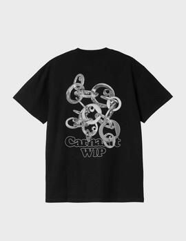 Camiseta Carhartt WIP Linked Charms Black/Silver