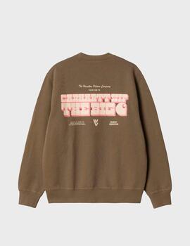 Sudadera Carhartt WIP Greatest Flicks Coconut