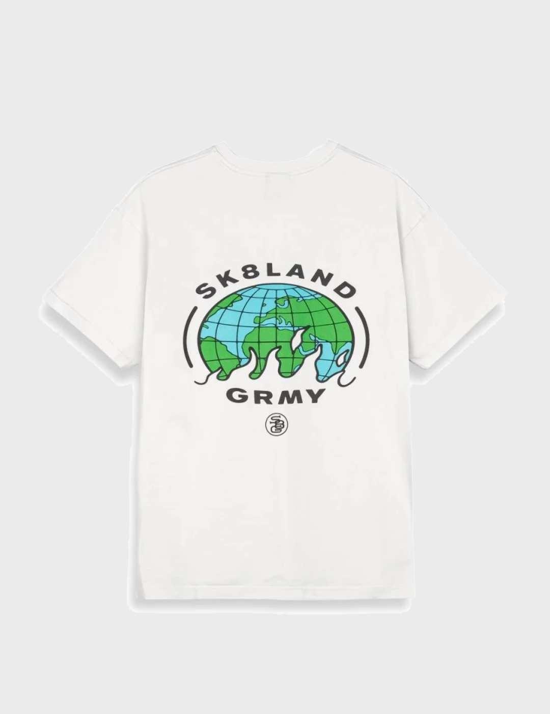 Camiseta Grimey x Sk8land Regular Off White