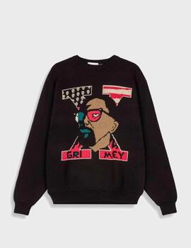 Jersey Grimey Voodoo Child The Try me Knit Sweater