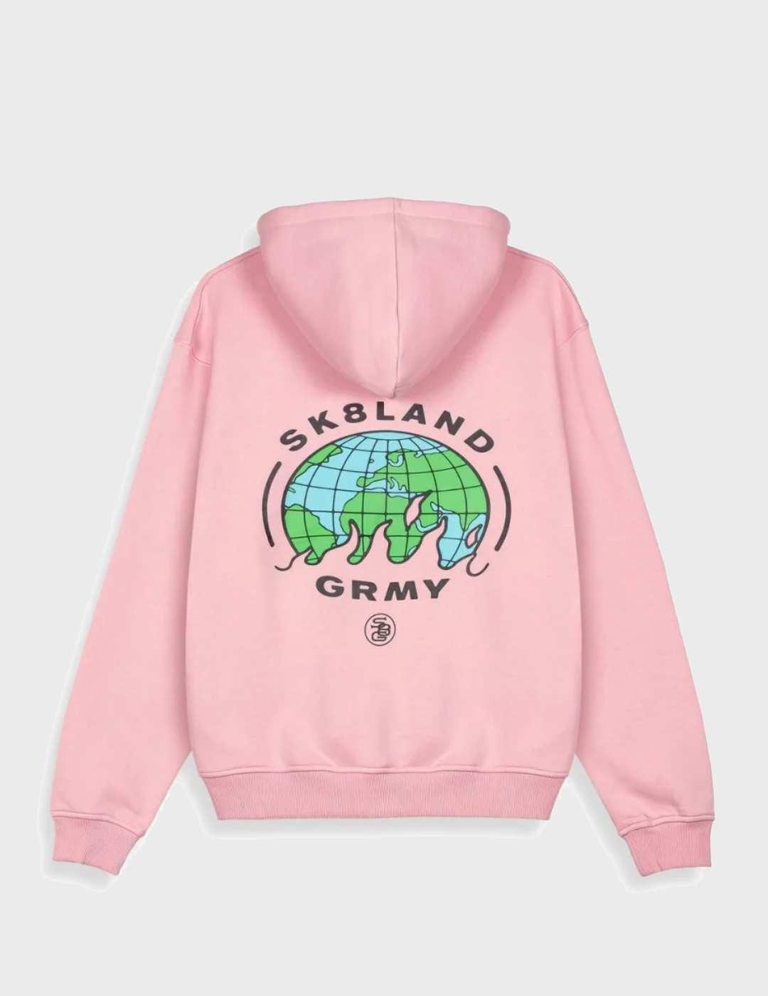 Sudadera Grimey x Sk8land Vintage Hoodie Pink