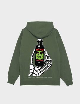 Sudadera Obey Mind Control Moss Green