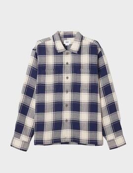 Camisa Obey Echos Woven Academy Navy Multi