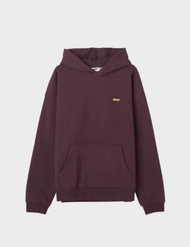 Sudadera Obey Design Extra Heavy Plum Perfect