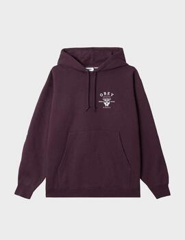 Sudadera Obey Lotus With Hands Plum Perfect