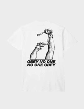 Camiseta Obey No One Obey White