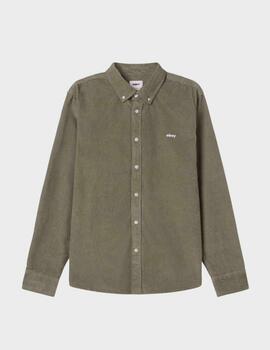 Camisa Obey Grafton Cord Woven Laurel Wreath