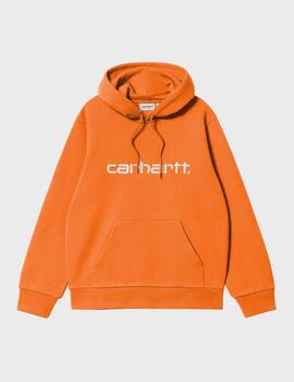 Sudadera Carhartt WIP Hooded Sweat Pumpkin