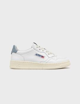 Zapatillas Autry Medalist Low Wom Leat/Leat Wht/Sl