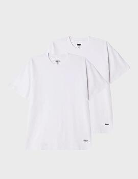 Pack 2 camisetas Obey Standard Organic White