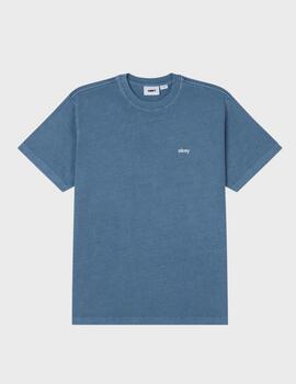 Camiseta Obey Lowercase Pigment PgmntCrnetBlue