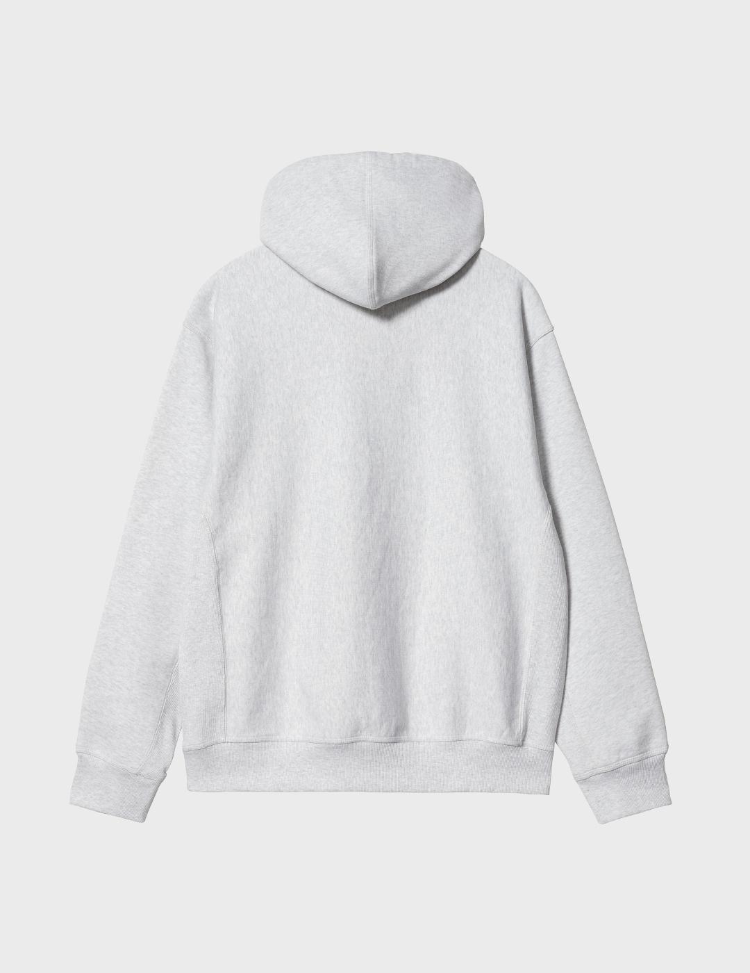 Sudadera Carhartt WIP American Script Hooded AshHe