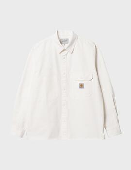 Camisa Carhartt WIP Reno Jac Off-White