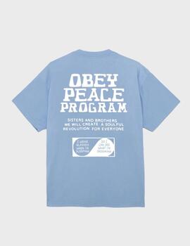 Camiseta Obey Peace Program Hydrangea